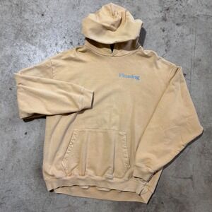 Harry Styles Pleasing Sunset Orange Hoodie Pullover Comfy Boxy XL‎